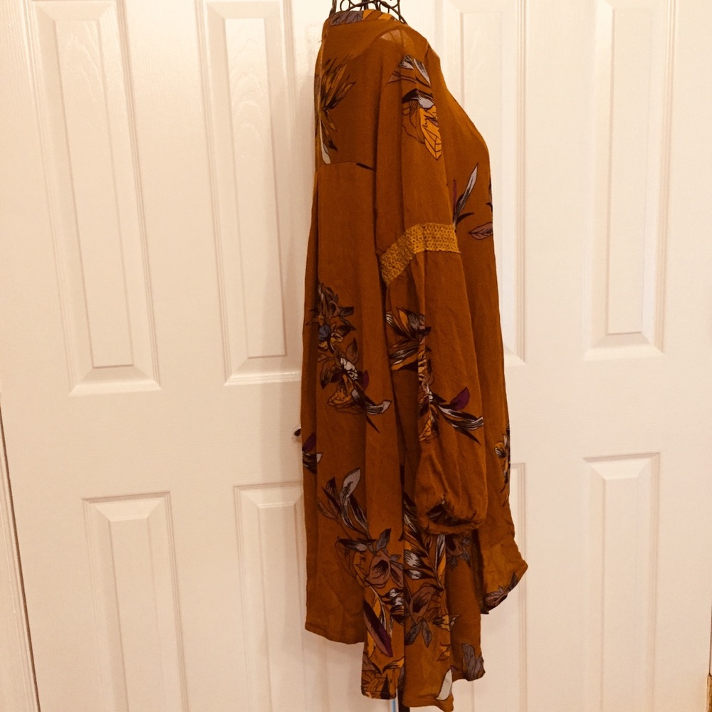 Asymmetrical mini flowy tunic - NWOT brand new - Picture 5 of 8